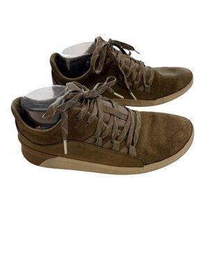 Sorel Womens Sneaker Out N About Waterproof Lace Up size 9.5 Army Green